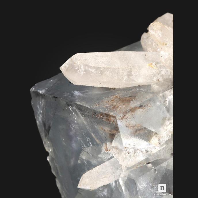 Флюорит с кварцем, 11х9х7,5 см