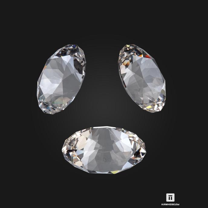 Данбурит, комплект огранки (3 шт.) 42,45 ct